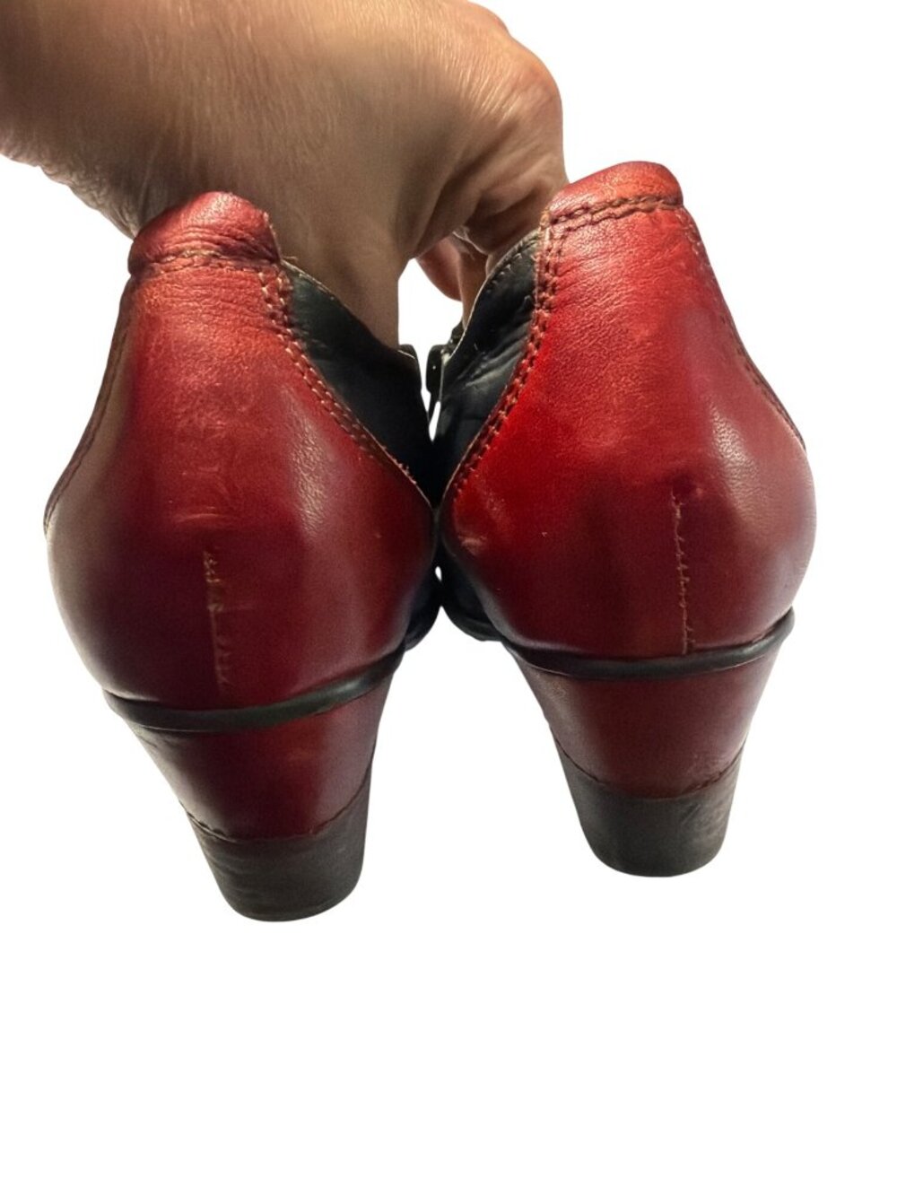 LArtiste Leather Floral Ankle Booties - Picture 4 of 9